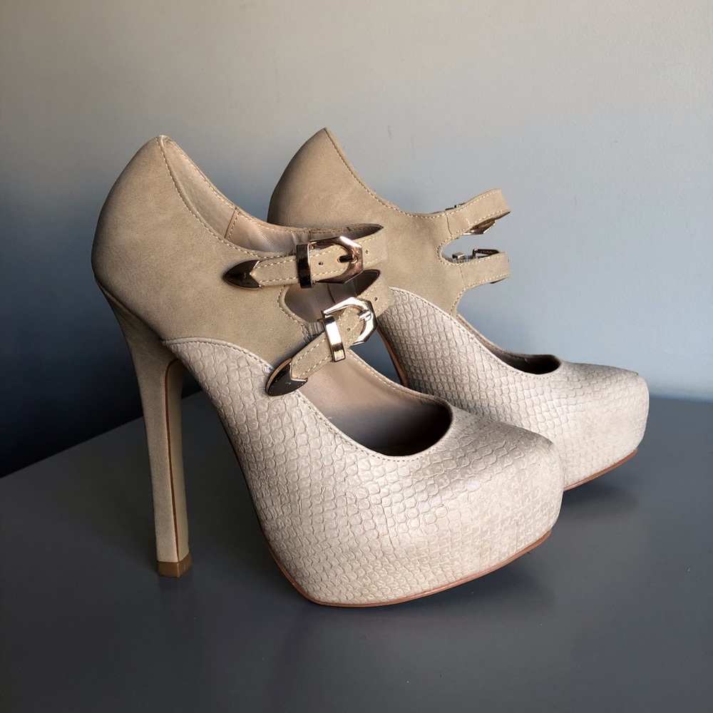 Beige Heels